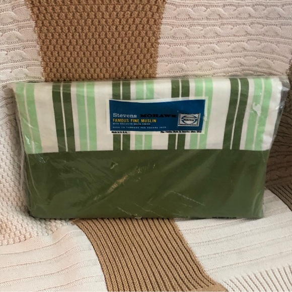 70's Stevens "Mohawk" Double Flat Sheet - NEW - Double Bedsheet - Double Bed - Picture 2 of 7
